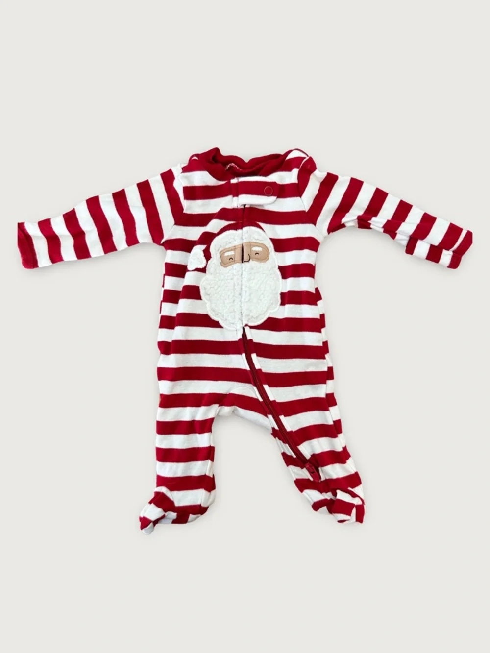 CARTERS | Santa and Snowman sleeper | Preemie - Picture 6 of 9
